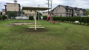 御幸中央公園の遊具周りの写真